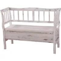 MCW Banc H207 Compartiment de rangement look shabby