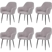MCW Chaise de salle à manger -F18 (lot de 6)