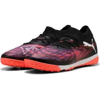 Puma Future 8 Match TT chaussures de football unisexe noir blanc rouge vif taille 44,5