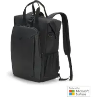 Dicota Backpack Eco Dual GO - Sac à dos pour ordinateur portable - jusqu'à 15" - noir - pour Microsoft Surface Laptop, Laptop Go, Laptop SE, Laptop Studio, Pro, Pro X