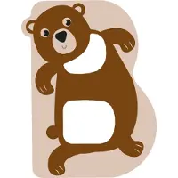 Small Foot Lettres en bois chambre d'enfant B