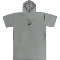 Normani Peignoir court 'Siargao' gris / noir