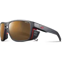 Julbo - Lunettes de soleil - Shield M Noir/Orange Reactiv 2-4 Polarized