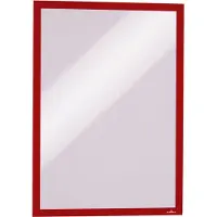 Durable Cadre d'affichage magnétique DURAFRAME MAGNETIC , format A3, rouge, 5 p.