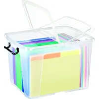 Cep Smart Box HW674 CLR Boîte de rangement poignées de transport à pince 40 litres transparente (39.50 cm, 40 l, 1x)