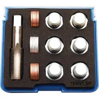 Bgs Kit de réparation pour filetage de vidange d'huile M15 x 1,5 mm - 157
