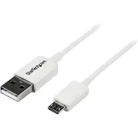 StarTech.com .com Câble Micro USB 1 m - A vers Micro B - Blanc