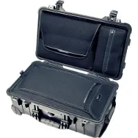Peli Mallette de protection 1510 LOC avec monobloc (Mallette photo, 27.06 l), Housse pour appareil photo, Noir