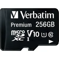 Verbatim Premium U1 256 Go MicroSDXC UHS-I Classe 10