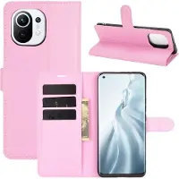 Screen Guard Professional Housse cuir Xiaomi Mi 11 Leather Guard (Xiaomi Mi 11), Coque pour téléphone portable, Rose