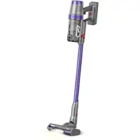 TurboTronic aspirateur sans fil - CF7 - aspirateur 2en1 balai et à main, 120 W, technologie cyclonique, filtre en mousse, pour sols et nettoyage à main Argent-Violet
