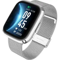 GARETT Smartwatch GRC Style Acier Écran tactile Appel & SMS IP68 Étanche Argent