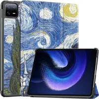 Cover-Discount Xiaomi Pad 6 - Étui Smart Tri-fold Ciel de nuit (Xiaomi Pad 6, Xiaomi Pad 6 Pro), Étui pour tablette, Noir