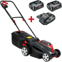 Al-Ko Tondeuse à gazon 38.1 Li 18 V 38 cm + 2 batteries 4,0 Ah + chargeur ( 113886 )