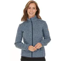 Whistler Samani Melange Full Zip Fleece Gris 36 Femme