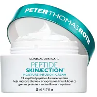 Peter Thomas Roth Peptide Skinjection Moisture Infusion Cream Refillable crème hydratante lissante avec des peptides rechargeable 50 ml