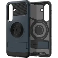 Spigen Coque Slim Armor MagSafe pour Samsung Galaxy S25 Plus - Metal Slate