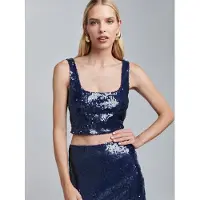 BWLDR Haut 'Anne' bleu marine