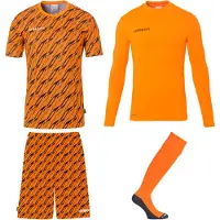 Uhlsport Progressive Bundle Long Sleeve Set Orange 10-11 Years Fille