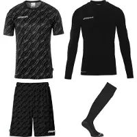 Uhlsport Progressive Bundle Long Sleeve Set Noir 3XL Homme