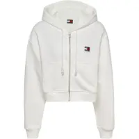 Tommy Hilfiger Dw0dw21355 Full Zip Sweatshirt Blanc XL Femme