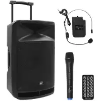 BoomTone DJ Enceinte Sono Travel Sound 15 Vhf