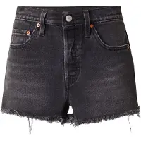 Levi's 501 Original Denim Shorts Noir 24 Femme