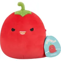 Squishmallows Peluche P22 Christo Red Chili Pepper Teddybär One Size