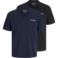 Jack & Jones T-Shirt bleu foncé / noir / blanc