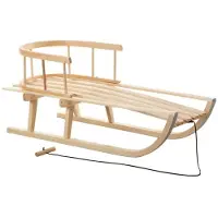 Viking Choice Luge en bois Nina avec dossier