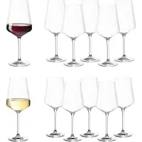 Leonardo verre à vin set de 12 PUCCINI vin rouge set de 6 et vin blanc set de 6 verres 069554 + 069553