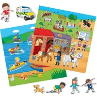 Galt Livre d'autocollants réutilisables - Sports (31000151) (150 Autocollants)