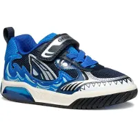 Geox Chaussures Inek pour garçons, chaussures de sport en bleu, modèle décontracté
