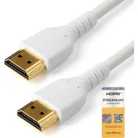 StarTech.com - Premium High speed - câble HDMI avec Ethernet - HDMI mâle pour HDMI mâle - 1 m - blanc - pour P/N: TB3DKM2HDL