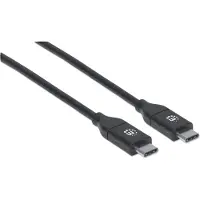 Manhattan 355247 USB 2.0 Kabel 480Mbit/s C-Stecker auf C-Stecker 2m