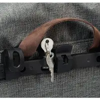 Racktime Antivol Secureit Sidebag seul avec 2 clés, argenté