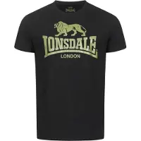 Lonsdale T-Shirt vert clair / noir