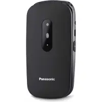 Panasonic KX-TU446 Senioren-Klapp-Handy Stoßfest Schwarz (KX-TU446EXB)