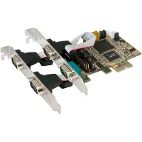 EXSYS Carte PCIe 4S série RS-232