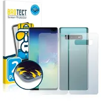 BROTECT Full-Cover Protection (Samsung Galaxy S10+), Téléphone portable : film de protection, Transparent