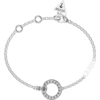 GUESS Bracelet CIRCLE LIGHTS, (18.50 cm, Acier inoxydable)