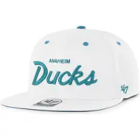 47 Nhl Anaheim Ducks Crosstown Pop Captain Cap Blanc
