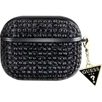 GUESS Gua3Hdgtpk Airpods 3 Cover Czarny/Black Rhinestone Triangle Charm