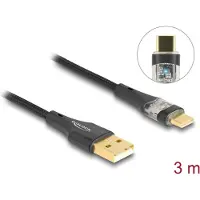 DeLOCK USB 2.0 Kabel Typ-A St. zu USB Type-C St. 60 W 3 m