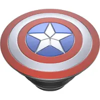 PopSockets Bouclier PopGrip Premium Captain America, Support pour smartphone, Multicolore