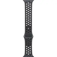 Apple Bande Nike Sport (42 mm, Fluoroélastomère), Sangles de montre, Noir, Marron
