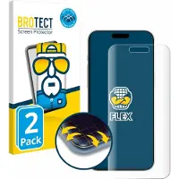 BROTECT Film de protection plein écran Film de protection d'écran clair transparent (Apple iPhone 16), Téléphone portable : film de protection, Transparent