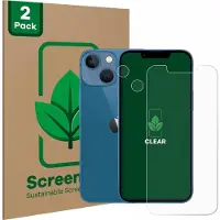 ScreenLeaf Film de protection durable Protection d'écran Film clair transparent (Apple iPhone 13 mini), Téléphone portable : film de protection, Transparent