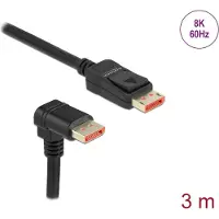 DeLOCK 87052 3 m DisplayPort (3 m), Câble vidéo, Noir