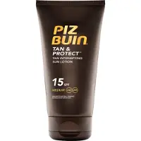 Piz buin Lotion Solaire - - Tan &amp; Protect - SPF 15 - 150 ml - Non gras